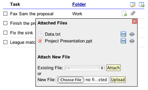editing attachments to tasks