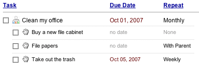 repeating subtasks